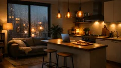 Wohntrend 2026: warum viele den Sofatisch durch eine Frühstückstheke ersetzen