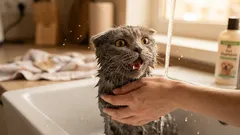 Was eine Katze beim Baden fühlt: So gewinnen Sie Ihre Katze nach dem Bad zurück