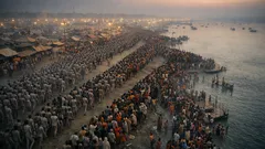 Maha Kumbh 2025 in Prayagraj: Das Drohnenfoto, das in Tokio Silber holte